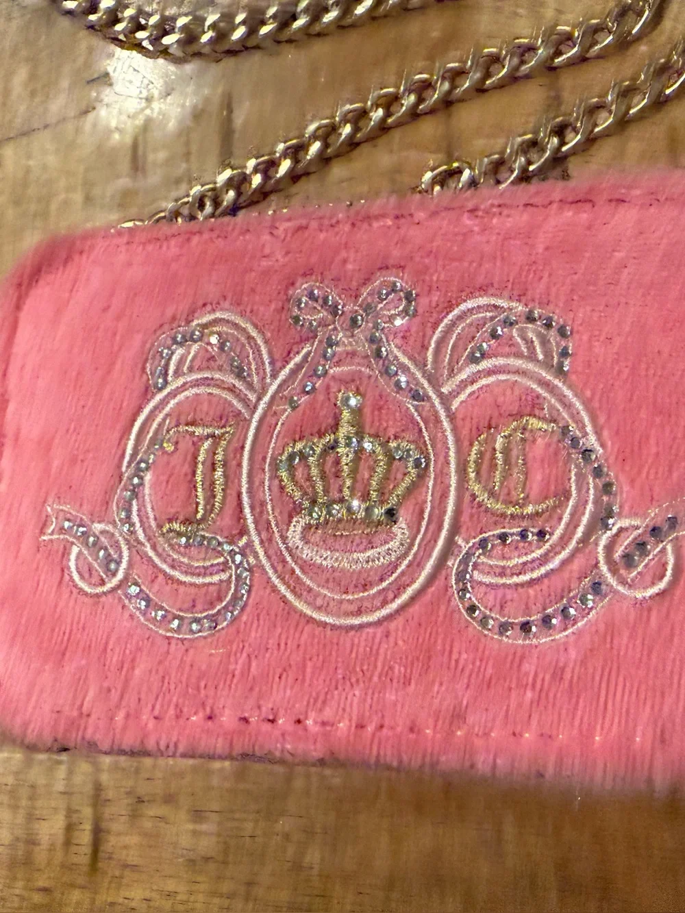 Juicy Couture Pink Embellished Mini Bag